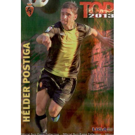 Helder Postiga Top Verde Zaragoza 635 Las Fichas de la Liga 2013 Official Quiz Game Collection