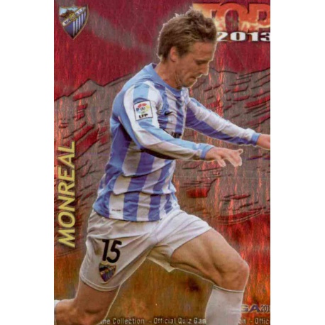 Monreal Top Fucsia Málaga 580 Las Fichas de la Liga 2013 Official Quiz Game Collection