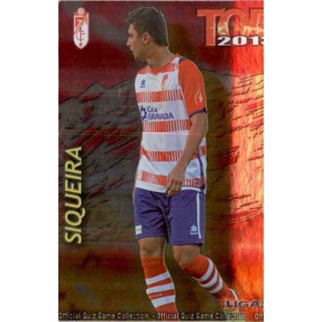 Siqueira Top Fucsia Granada 583 Las Fichas de la Liga 2013 Official Quiz Game Collection