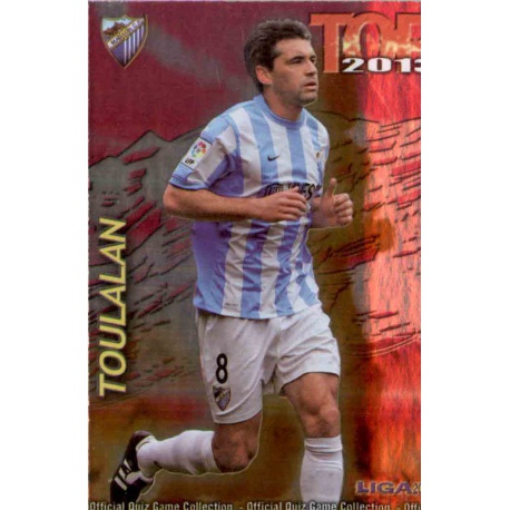 Toulalan Top Fucsia Málaga 589 Las Fichas de la Liga 2013 Official Quiz Game Collection