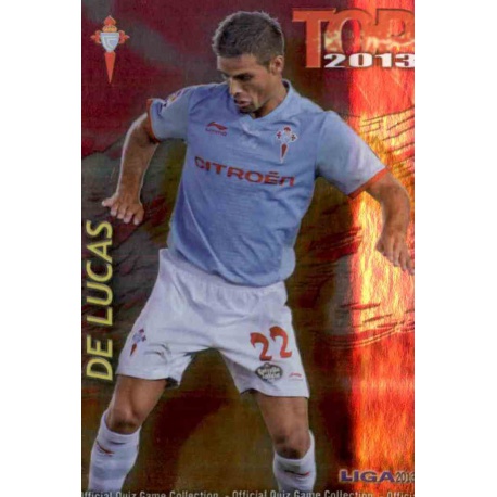 De Lucas Top Fucsia Celta 602 Las Fichas de la Liga 2013 Official Quiz Game Collection