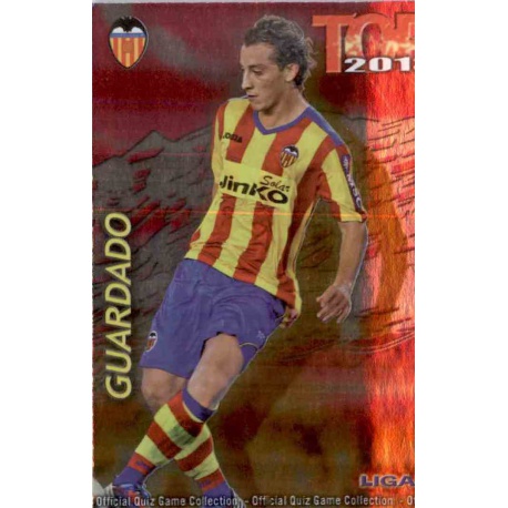 Guardado Top Fucsia Valencia 603 Las Fichas de la Liga 2013 Official Quiz Game Collection