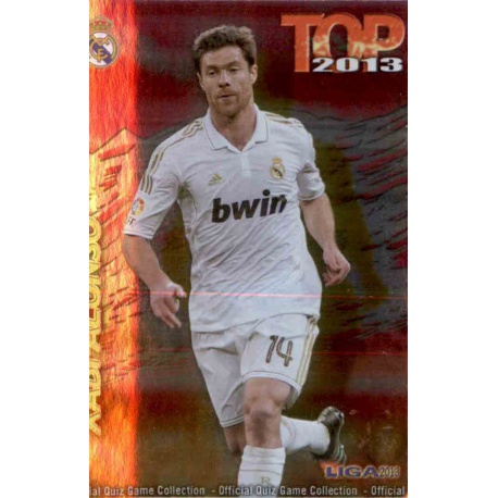 Xabi Alonso Top Fucsia Real Madrid 604 Las Fichas de la Liga 2013 Official Quiz Game Collection