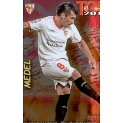 Medel Top Fucsia Sevilla 608 Las Fichas de la Liga 2013 Official Quiz Game Collection