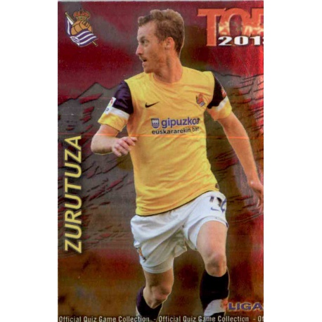 Zurutuza Top Fucsia Real Sociedad 610 Las Fichas de la Liga 2013 Official Quiz Game Collection