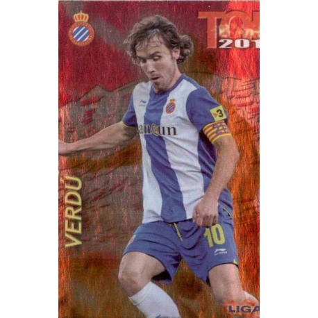 Verdú Top Fucsia Espanyol 611 Las Fichas de la Liga 2013 Official Quiz Game Collection