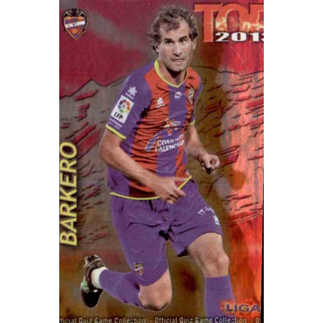 Barkero Top Fucsia Levante 617 Las Fichas de la Liga 2013 Official Quiz Game Collection