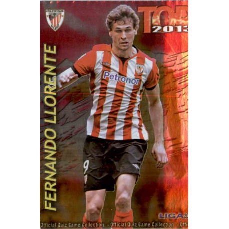 Fernando Llorente Top Fucsia Athletic Club 627 Las Fichas de la Liga 2013 Official Quiz Game Collection