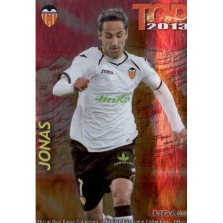 Jonas Top Fucsia Valencia 632 Las Fichas de la Liga 2013 Official Quiz Game Collection