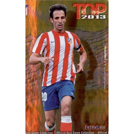 Juanfran Top Dorado Atlético Madrid 553 Las Fichas de la Liga 2013 Official Quiz Game Collection