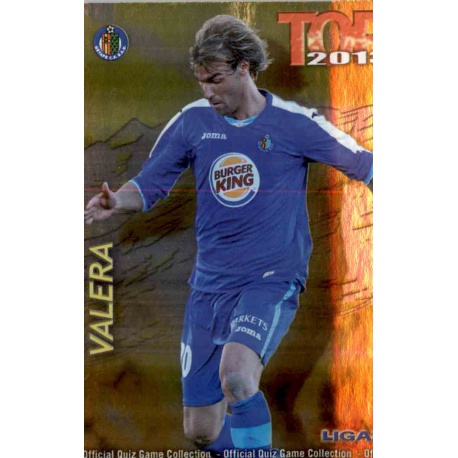 Valera Top Dorado Getafe 555 Las Fichas de la Liga 2013 Official Quiz Game Collection