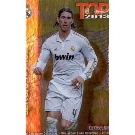 Sergio Ramos Top Dorado Real Madrid 568 Las Fichas de la Liga 2013 Official Quiz Game Collection