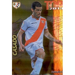 Casado Top Dorado Rayo Vallecano 584 Las Fichas de la Liga 2013 Official Quiz Game Collection