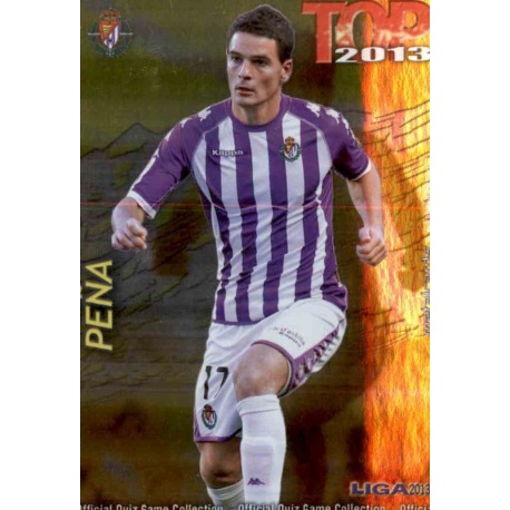 Peña Top Dorado Valladolid 585 Las Fichas de la Liga 2013 Official Quiz Game Collection