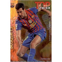 Busquets Top Dorado Barcelona 587 Las Fichas de la Liga 2013 Official Quiz Game Collection