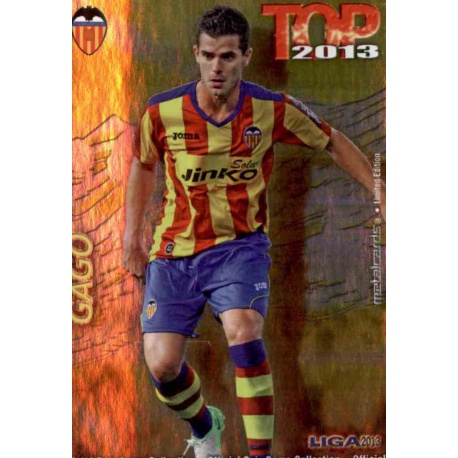 Gago Top Dorado Valencia 588 Las Fichas de la Liga 2013 Official Quiz Game Collection