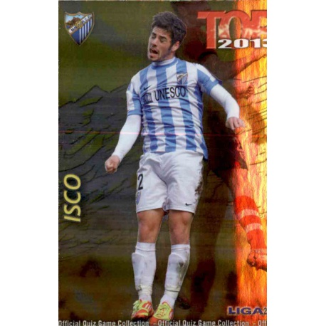 Isco Top Dorado Málaga 596 Las Fichas de la Liga 2013 Official Quiz Game Collection