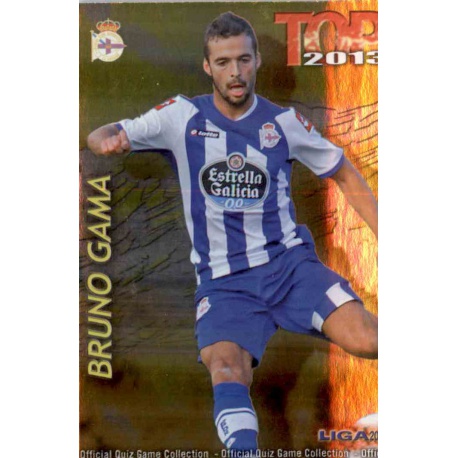 Bruno Gama Top Dorado Deportivo 612 Las Fichas de la Liga 2013 Official Quiz Game Collection