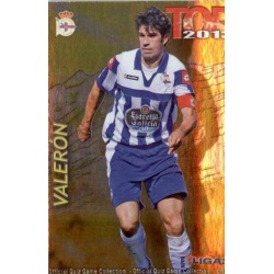 Valerón Top Dorado Deportivo 616 Las Fichas de la Liga 2013 Official Quiz Game Collection