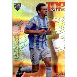 Toulalan Top Dorado Rayas Horizontales Málaga 589 Las Fichas de la Liga 2013 Official Quiz Game Collection