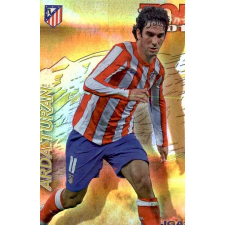 Arda Turan Top Dorado Rayas Horizontales Atlético Madrid 607 Las Fichas de la Liga 2013 Official Quiz Game Collection