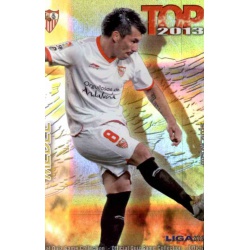 Medel Top Dorado Rayas Horizontales Sevilla 608 Las Fichas de la Liga 2013 Official Quiz Game Collection