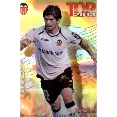 Banega Top Dorado Rayas Horizontales Valencia 615 Las Fichas de la Liga 2013 Official Quiz Game Collection