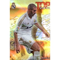 Benzema Top Dorado Rayas Horizontales Real Madrid 622 Las Fichas de la Liga 2013 Official Quiz Game Collection