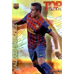 Alexis Sánchez Top Dorado Rayas Horizontales Barcelona 623 Las Fichas de la Liga 2013 Official Quiz Game Collection