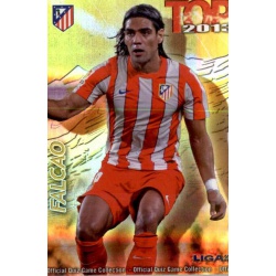 Falcao Top Dorado Rayas Horizontales Atlético Madrid 625 Las Fichas de la Liga 2013 Official Quiz Game Collection