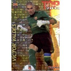 Víctor Valdés Top Letras Barcelona 542 Las Fichas de la Liga 2013 Official Quiz Game Collection