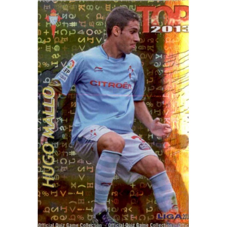 Hugo Mallo Top Letras Celta 558 Las Fichas de la Liga 2013 Official Quiz Game Collection