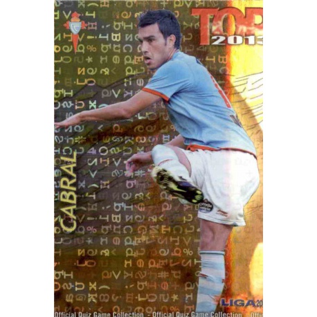 Cabral Top Letras Celta 567 Las Fichas de la Liga 2013 Official Quiz Game Collection