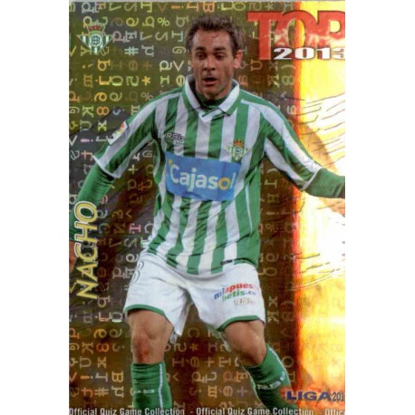 Nacho Top Letras Betis 582 Las Fichas de la Liga 2013 Official Quiz Game Collection