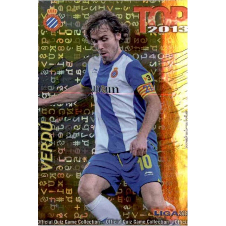 Verdú Top Letras Espanyol 611 Las Fichas de la Liga 2013 Official Quiz Game Collection