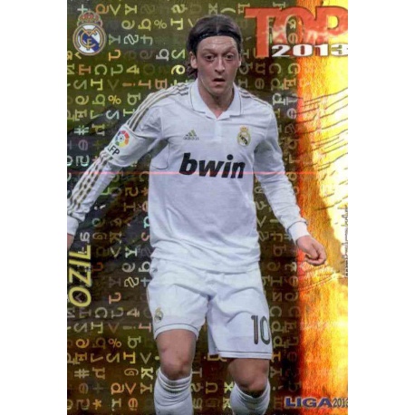 Özil Top Letras Real Madrid 613 Las Fichas de la Liga 2013 Official Quiz Game Collection