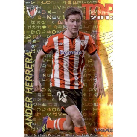 Ander Herrera Top Letras Athletic Club 618 Las Fichas de la Liga 2013 Official Quiz Game Collection