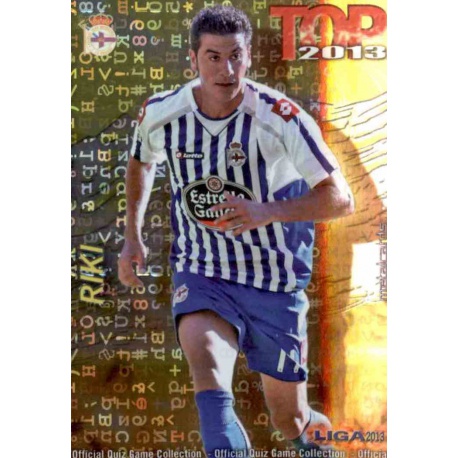 Riki Top Letras Deportivo 630 Las Fichas de la Liga 2013 Official Quiz Game Collection