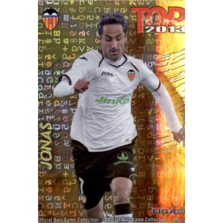 Jonas Top Letras Valencia 632 Las Fichas de la Liga 2013 Official Quiz Game Collection