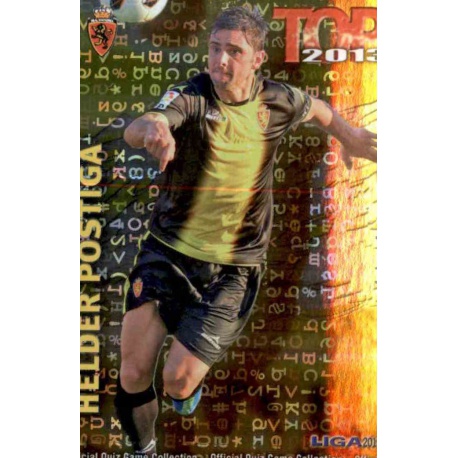 Helder Postiga Top Letras Zaragoza 635 Las Fichas de la Liga 2013 Official Quiz Game Collection