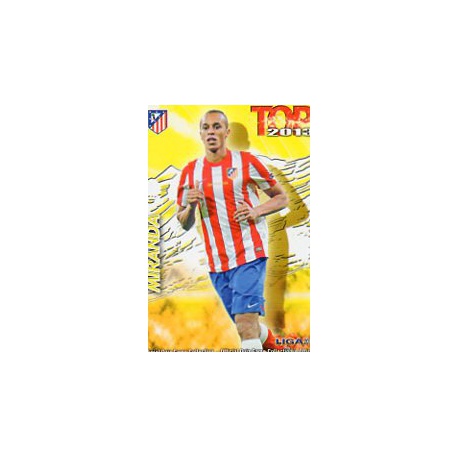 Miranda Top Mate Atlético Madrid 571 Las Fichas de la Liga 2013 Official Quiz Game Collection