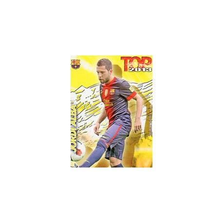 Jordi Alba Top Mate Barcelona 578 Las Fichas de la Liga 2013 Official Quiz Game Collection