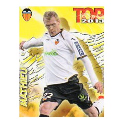 Mathieu Top Mate Valencia 579 Las Fichas de la Liga 2013 Official Quiz Game Collection