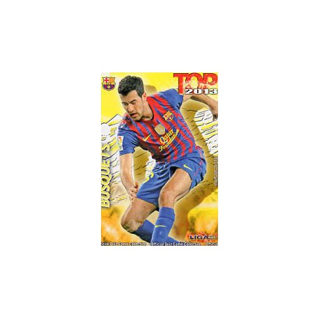 Busquets Top Mate Barcelona 587 Las Fichas de la Liga 2013 Official Quiz Game Collection