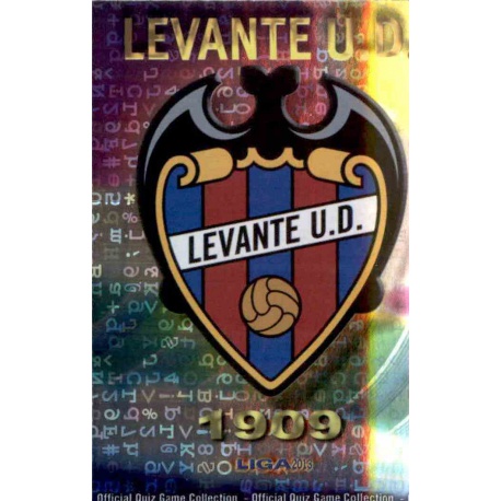 Escudo Brillo Letras Levante 136 Las Fichas de la Liga 2013 Official Quiz Game Collection