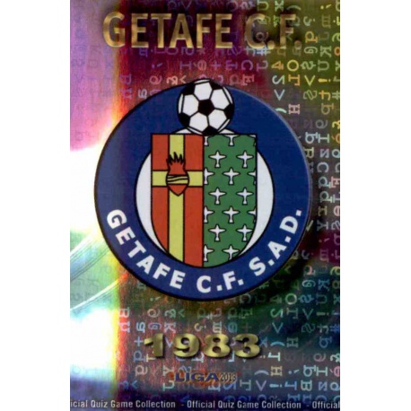 Escudo Brillo Letras Getafe 271 Las Fichas de la Liga 2013 Official Quiz Game Collection