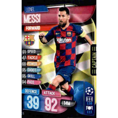 Lionel Messi Barcelona Captain C5 Leo Messi