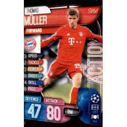 Thomas Muller Bayern Munchen Action AC9 Match Attax Extra 2019-20