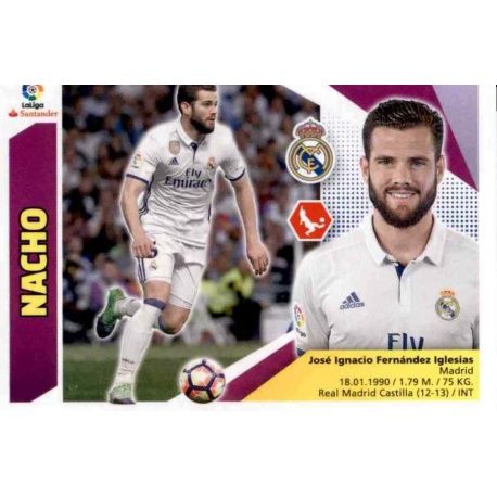 Nacho Real Madrid 4B Ediciones Este 2017-18