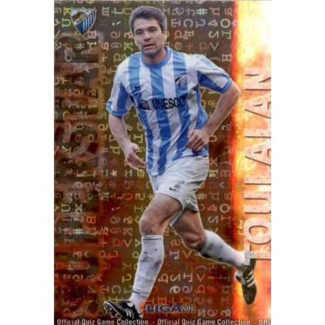 Toulalan Superstar Brillo Letras Málaga 106 Las Fichas de la Liga 2013 Official Quiz Game Collection